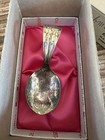 Vintage Curved Baby Spoon - 1847 Rogers Bros   Triple Silver-plate