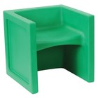 Kaplan Early Learning Cube Chair - Green