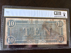 1864 10 Dollars Confederate States Of America T- 68 Pcgs Vf 20 Comment Plate H7