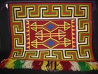 A Fine Navajo Germantown Saddle Blanket  Native American Indian Artifact C 1925