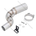 Exhaust Middle Link Tube Modified For Svartpilen 401 Vitpilen 401 2024 2025 2026