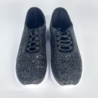 Weissman Glitter Sparkle Pop Dance Sneaker W350 Black Size 7