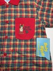 Vintage Baby Bgosh Oshkosh Bubble Romper Boys Red Blue Green Tartan Plaid 6-9 Mo