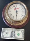 The White Horse Whiskey  Advertising Clock Made In England New Battery