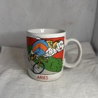 Vintage Aries Coffee Tea Mug Astrological Zodiac Horoscope Sign Free Shipping 