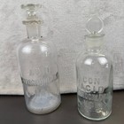 Vintage Glass Apothecary Bottles Acid Hydrochloric Hcl Antique Apothecary Bottle