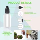 10pcs 30ml Plastic Eye Liquid Dropper Bottles Squeezable Empty Dropping Bottl   