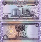 Iraq 50 Dinars 2003  Unc  5 Pcs Lot  Consecutive  P-90
