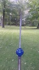 52  Copper Lightning Rod With Metal 3 Leg Stand   Blue Plastic Ball