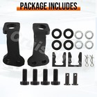 Rear Disc E Brake Cable Brackets   Bolts Kit For Honda Civic Crx Del Sol Integra