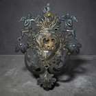 Ex Vote Vintage Sacred Heart Tattoo Vintage Chiseling 7 5x9 5 Cm Design