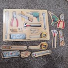 Melissa   Doug Tools 9-piece Wooden Peg Puzzle 82 Ages 2-4