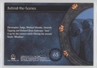 2006 Rittenhouse Stargate Sg-1 Season 8 Behind-the-scenes Christopher Judge B6s