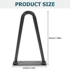  4pcs Table Legs Hairpin Table Legs Metal Table Legs Home Hairpins Legs Desk