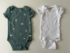 Assorted Lot Of 10 Baby Boys Clothes Bodysuits Pants Tops Size 0-3 Months