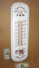A w Root Beer - When It s Hot    Enjoy A   W -big Vintage - Usa Thermometer Sign