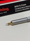 Rotring 800 Silver 0 7 Mm Full Metal Retractable Mechanical Pencil