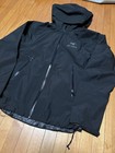 Black Arc   teryx Beta Lt Goretex Hooded Jacket Size Large