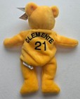 1998 Salvino s Bamm Beano s  21 Roberto Clemente Plush Bear W  Tag    Used