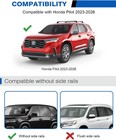 Roof Rack Cross Bars For Honda Pilot Lx Ex-l 2023-2026
