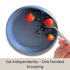Premium Adult Silicone Scooper Plate With Suction Base     34oz Adaptive Non-sl   
