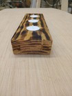 Rustic Wood 3 Light Tealight Candle Holder Tray- Farmhouse
