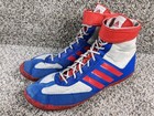 Adidas Combat Speed 5 Wrestling Shoes Men s Us Size 12 Red White Blue Gz8448