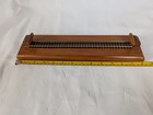 Vintage Model Train Wood Display With 10 5  Track Ho Scale - L c  Thumann