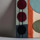 Hand Tufted Wool Rug Mid Century Modern Bauhaus Abstract Geometric Pattern