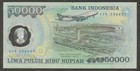 Indonesia 50000 50 000 Rupiah Soeharto Commemorative Polymer P-134 1993 Aunc