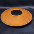 Turned Cherry Wood Artisan Ikebana Vase  Signed Bill Moore