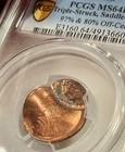 2000 Lincoln Cent Triple-struck Saddle Strike Error Pcgs Ms64rd 97    80  Oc