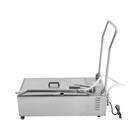 55l 370w Fryer Oil Filter Cart Machine Commercial Cooking Oil Filtration System