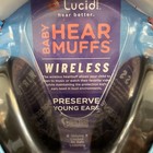 Kids Hear Muffs Infant Baby 0-4 Years Old Blue Wireless Headphones Brand New
