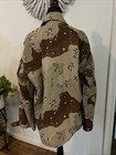 Vintage Desert Storm - Combat Coat - Mens - Chocolate Chip Jacket - Large Reg