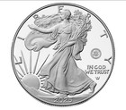     250th Anniversary Us Army American Eagle One Ounce Silver Proof Coin In Hand    