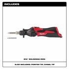 Milwaukee  2488-20 M12 Cordless Soldering Iron  3-stop Pivoting Head  bare Tool 