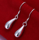 Women s 925 Sterling Silver Teardrop Light Weight Drop Dangle Fashion Earrings