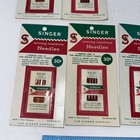 7 Vintage Singer Sewing Machine Needles 2020 15x1 Size 14 16 West Germany Carded