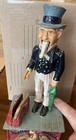 Vintage Uncle Sam Cast Iron Mechanical Coin Bank - Reproduction