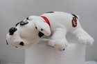 Vintage Tonka 80 s Pound Puppies Plush 8    Stuffed Animal White W  Black Spots