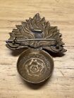 Wwi Royal Fusiliers Officer s Cap Hat Badge Bronze World War 1 Military  Kg Jd