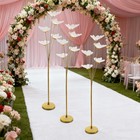 3pcs Led Light Wedding Butterfly Floor Lamp Creative Venue Decor Butterfly Lamp