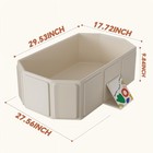 Baby Foldable Kids Bathtub For Infants To Toddler With Non-slip Base easy Storag