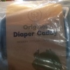 Baby Diaper Storage Caddy Organizer W  Handles Classic Gray  Removable Dividers 