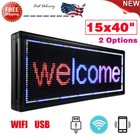 Led Sign 40 x15  Scroll Message Board 3 Color Programmable Scrolling Led Sign