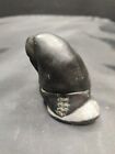 Vintage Inuit Eskimo Art Hand Carved Soapstone Sculpture Walrus-signed 3 5 x5 5