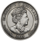 2019 Queen Victoria 200th Anniversary 2oz  2 Silver Antiqued Cameo Coin