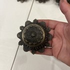 Vintage Victorian Flower Cabinet Door Knobs With Backplate  set Of 2  Many Avail 