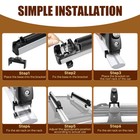 For Subaru Crosstrek Outback 31 5  Ski Snowboard Carrier Roof Rack Crossbars Kit